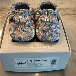 Freshly Picked Tropical Leaf Baby Moccasins